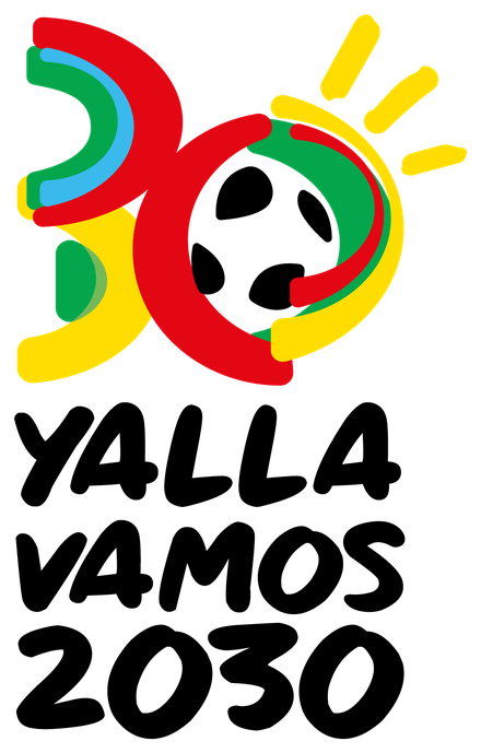 Yalla-Vamos-2030-Logo – Fußball-WM 2030 in Marokko, Spanien und Portugal